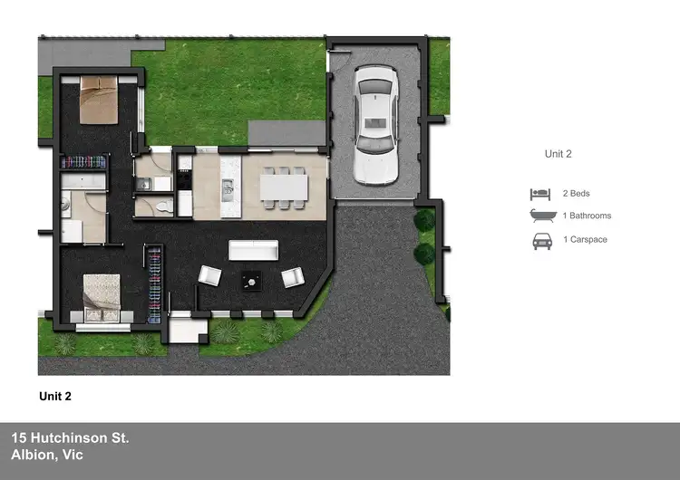 Fifth view of Homely house listing, 2/15 Hutchinson Street, Albion VIC 3020