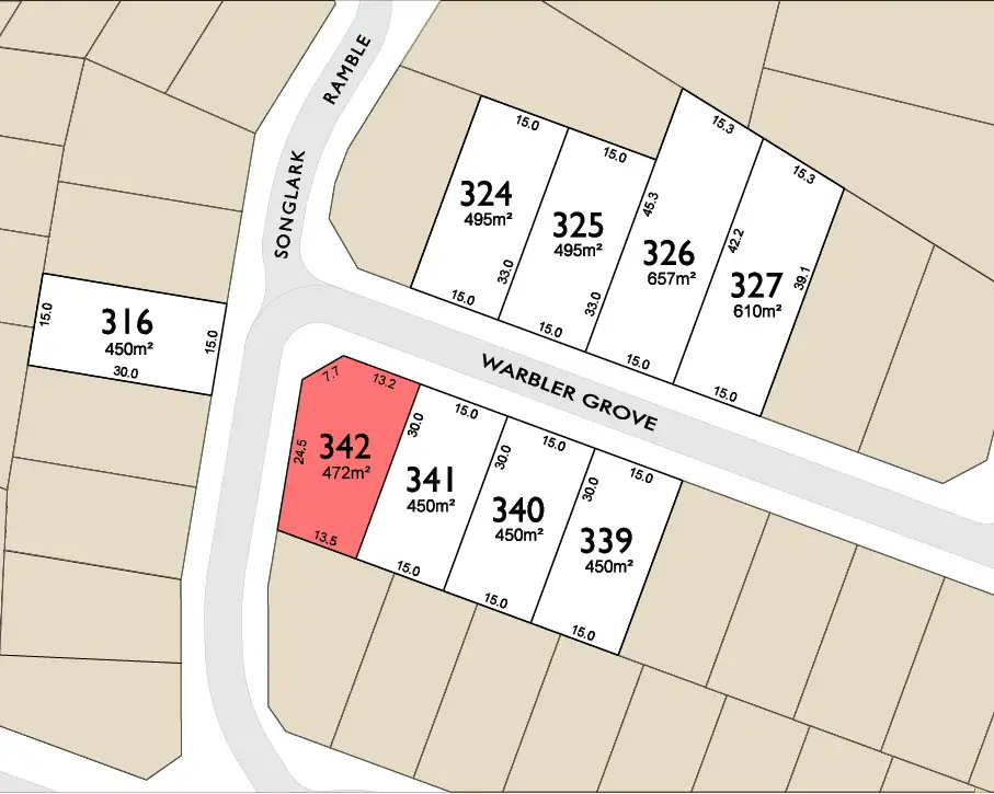 Main view of Homely land listing, Lot 342 Gallinago Loop, Coodanup WA 6210