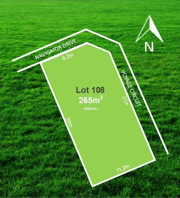 Main view of Homely land listing, Lot 108 Navigator Drive, Corio VIC 3214