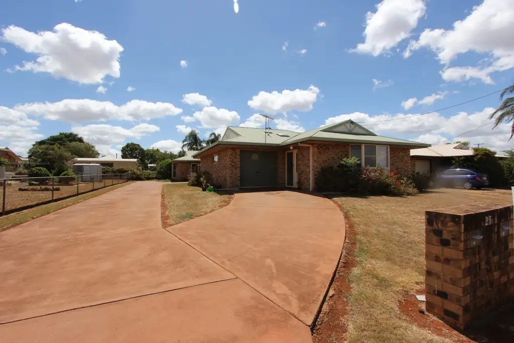 Main view of Homely semi-detached listing, 25 Windsor Circle, Kingaroy QLD 4610