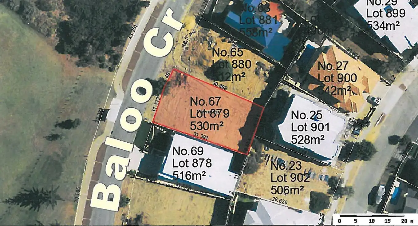 Main view of Homely land listing, 67 Baloo Cresent, Wannanup WA 6210