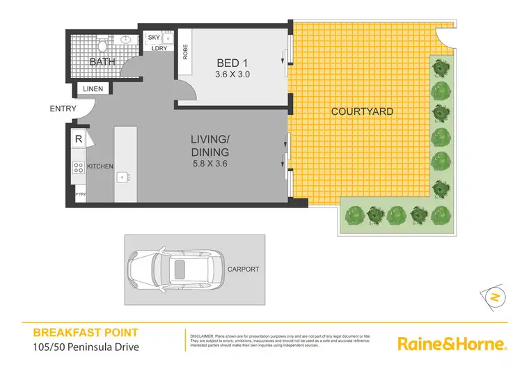 Second view of Homely apartment listing, 105/50 Peninsula Drive, Breakfast Point NSW 2137