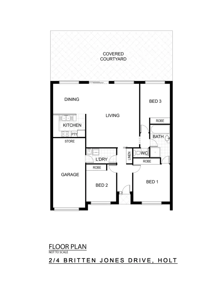 Second view of Homely townhouse listing, 2/4 Britten Jones Drive, Holt ACT 2615