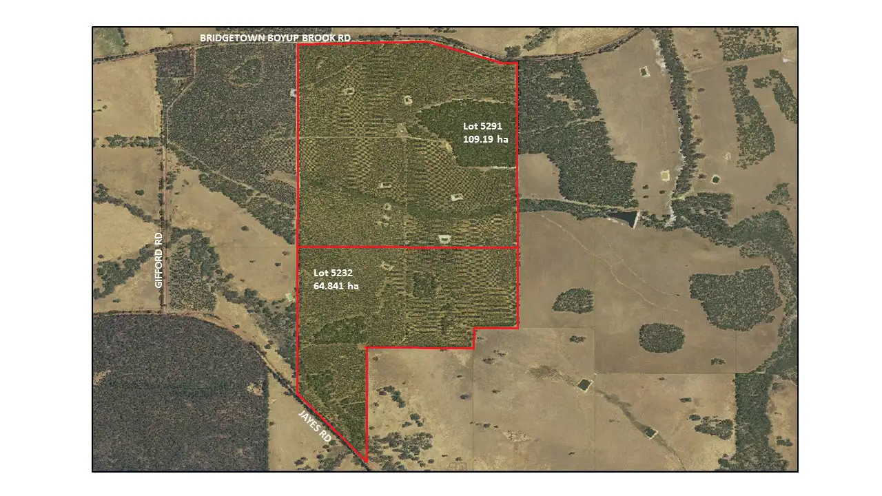 Main view of Homely rural property listing, 1706 Bridgetown Boyup Brook Rd, Benjinup WA 6255