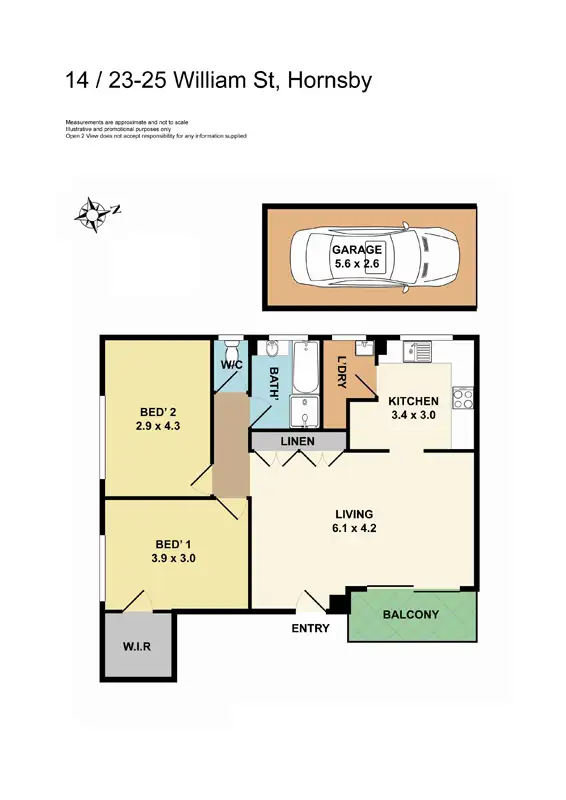 Sixth view of Homely apartment listing, 14/23-25 William Street, Hornsby NSW 2077