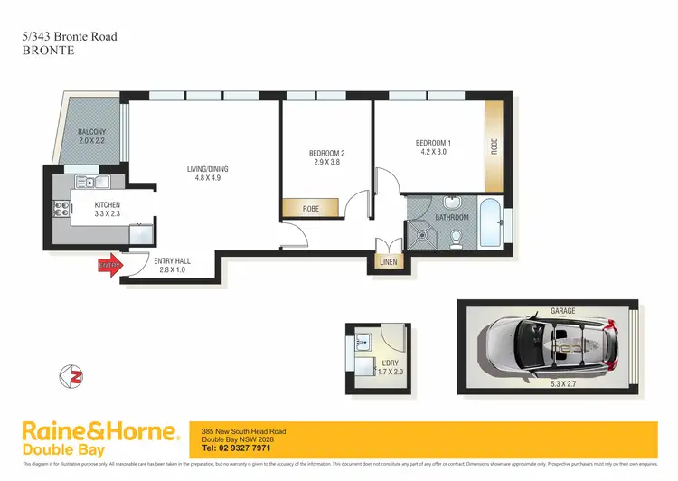 Second view of Homely apartment listing, 5/343 Bronte Road, Bronte NSW 2024