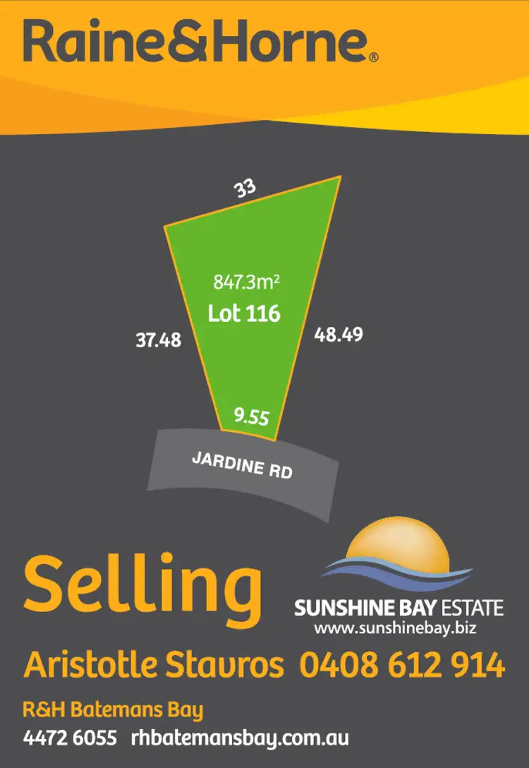 Third view of Homely land listing, Lot 120 Jardine Road, Sunshine Bay NSW 2536