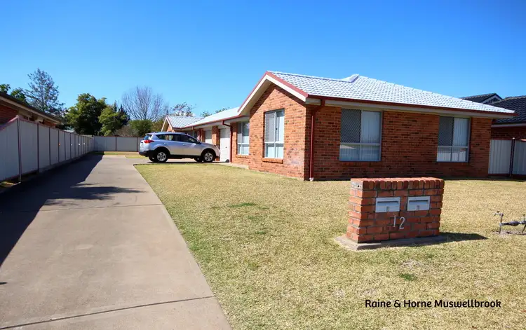 Main view of Homely semi-detached listing, 1-2/ 12 Wattle Street, Aberdeen NSW 2336