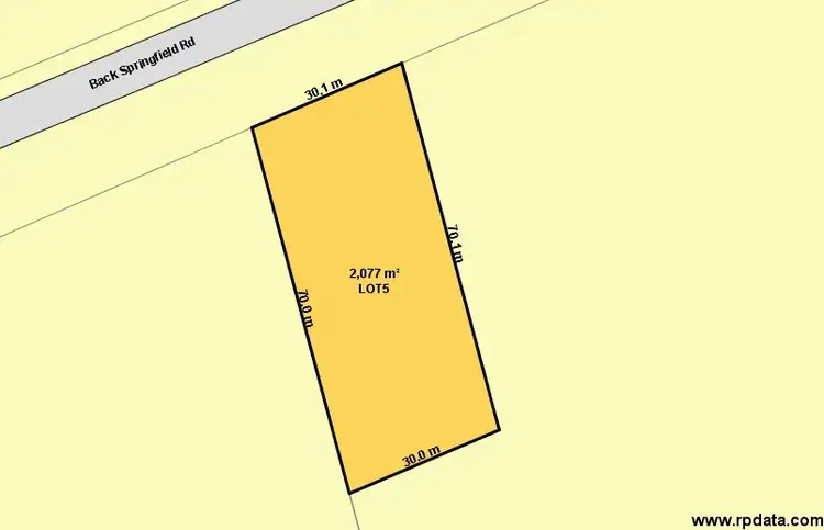 Third view of Homely land listing, Lot 5 Back Springfield Road, Woongarra QLD 4670