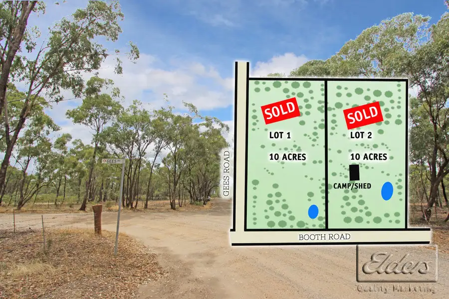 Main view of Homely rural property listing, Lots 1 & 2 Corner Booth Road and Gees Road, Woodvale VIC 3556