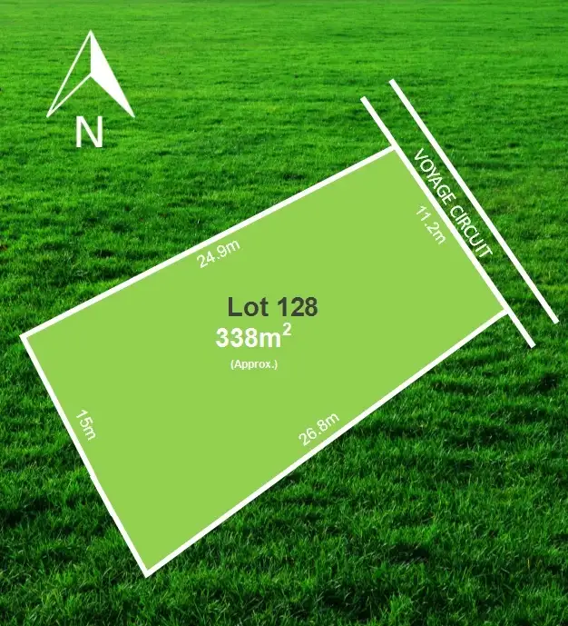 Main view of Homely land listing, Lot 128 Voyage Circuit, Corio VIC 3214