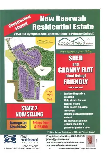 Third view of Homely land listing, Lot 96 Carnarvon Street, Beerwah QLD 4519