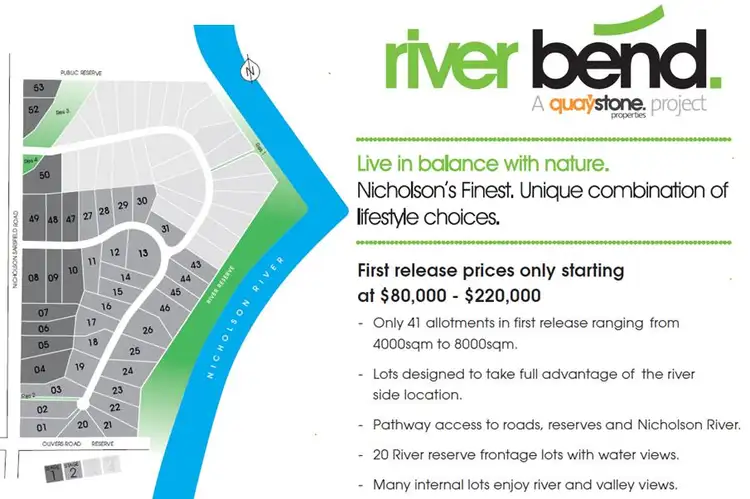 Main view of Homely land listing, 16 Koraleigh View, Nicholson VIC 3882