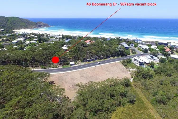 Second view of Homely land listing, 46 Boomerang Drive, Boomerang Beach NSW 2428