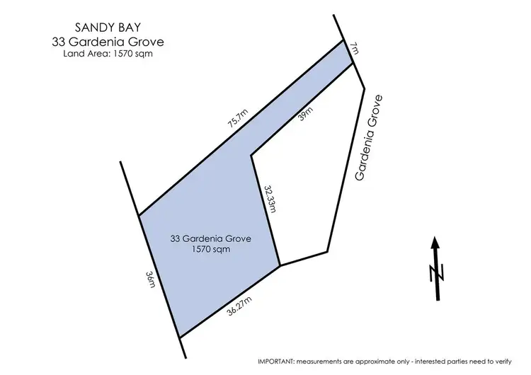 Second view of Homely land listing, 33 Gardenia Grove, Sandy Bay TAS 7005