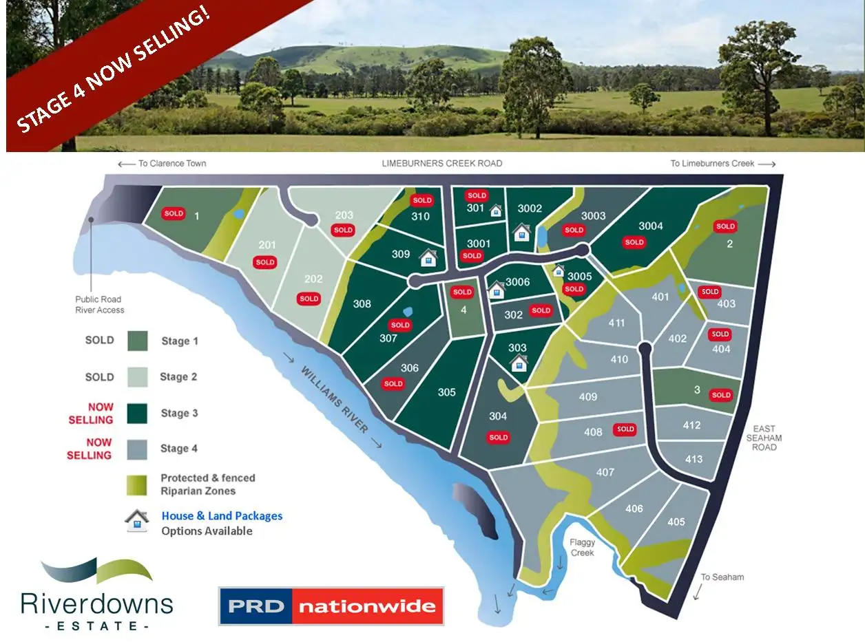 Main view of Homely land listing, Lot 403 'Riverdowns Estate', East Seaham Road, Clarence Town NSW 2321