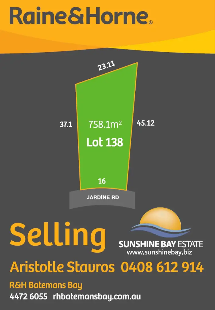 Second view of Homely land listing, Lot 138 Jardine Road, Sunshine Bay NSW 2536