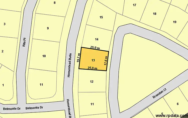 Third view of Homely land listing, 13 Brandon Court, Coral Cove QLD 4670