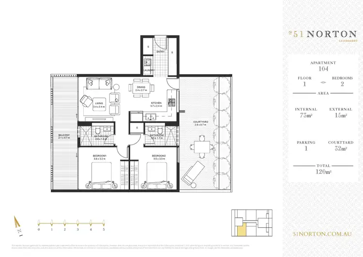 Fifth view of Homely apartment listing, 104/51 Norton Street, Leichhardt NSW 2040