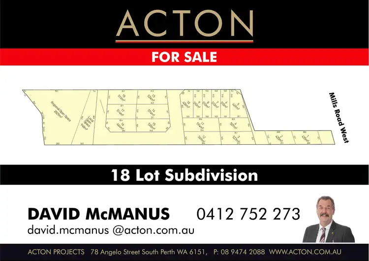 Main view of Homely land listing, 125 (lot 204) Mills Road West, Martin WA 6110