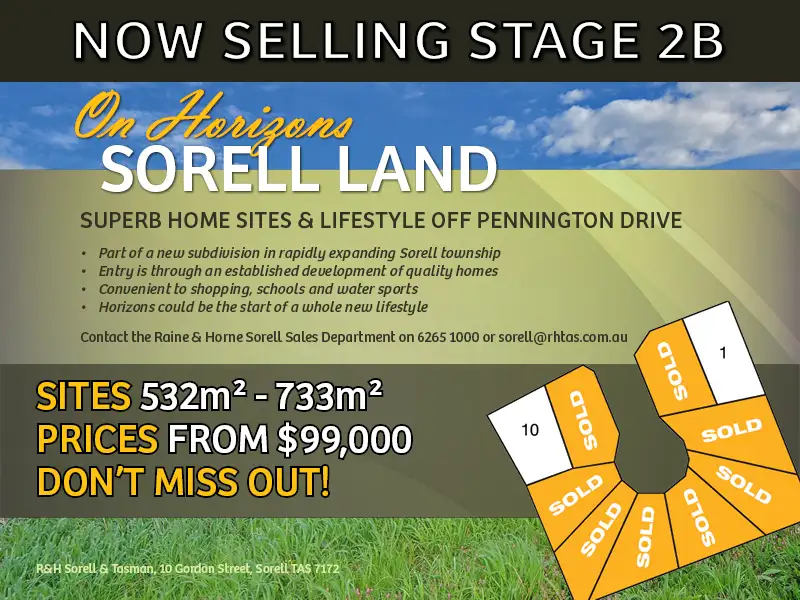 Main view of Homely land listing, Lot 2 On Horizons, Sorell TAS 7172