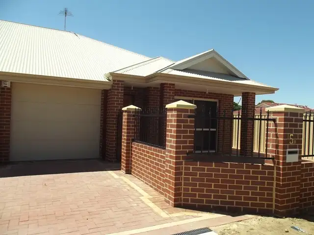 Main view of Homely villa listing, 5B Sampson Close, Midland WA 6056