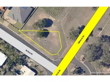 Main view of Homely land listing, 11 Hibiscus Avenue, Moore Park Beach QLD 4670