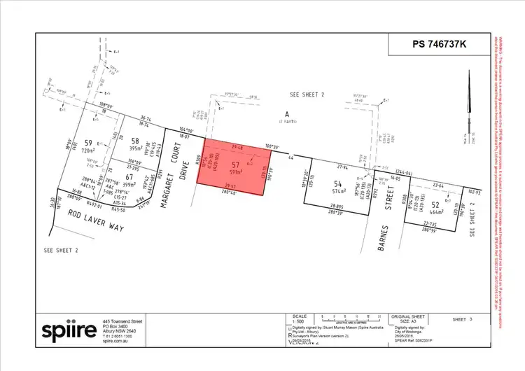 Main view of Homely land listing, Lot 57 51 Margaret Court Drive, Baranduda VIC 3691