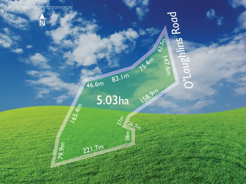 Main view of Homely land listing, Lot 1 O'Loughlins Road, Durham Lead VIC 3352
