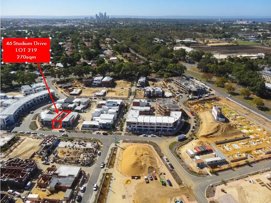 Main view of Homely land listing, 46 Stadium Drive, Floreat WA 6014