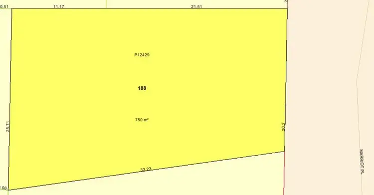 Main view of Homely land listing, 6 Marriot Place, Australind WA 6233