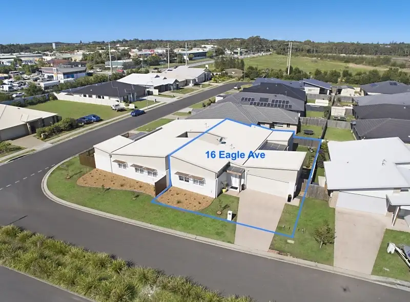 Main view of Homely semi-detached listing, 16 Eagle Ave, Ballina NSW 2478