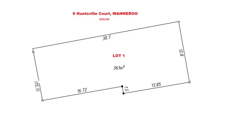 Main view of Homely land listing, 1/9 Huntsville Court, Wanneroo WA 6065