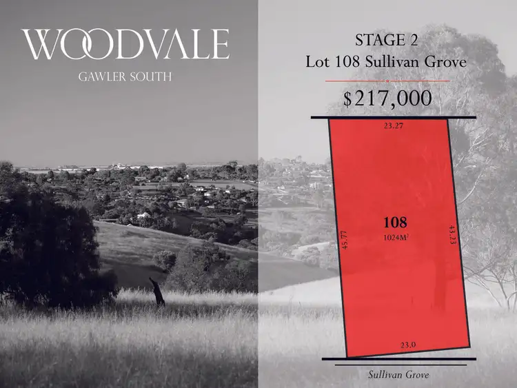 Main view of Homely land listing, Lot 108 Sullivan Grove, Gawler South SA 5118