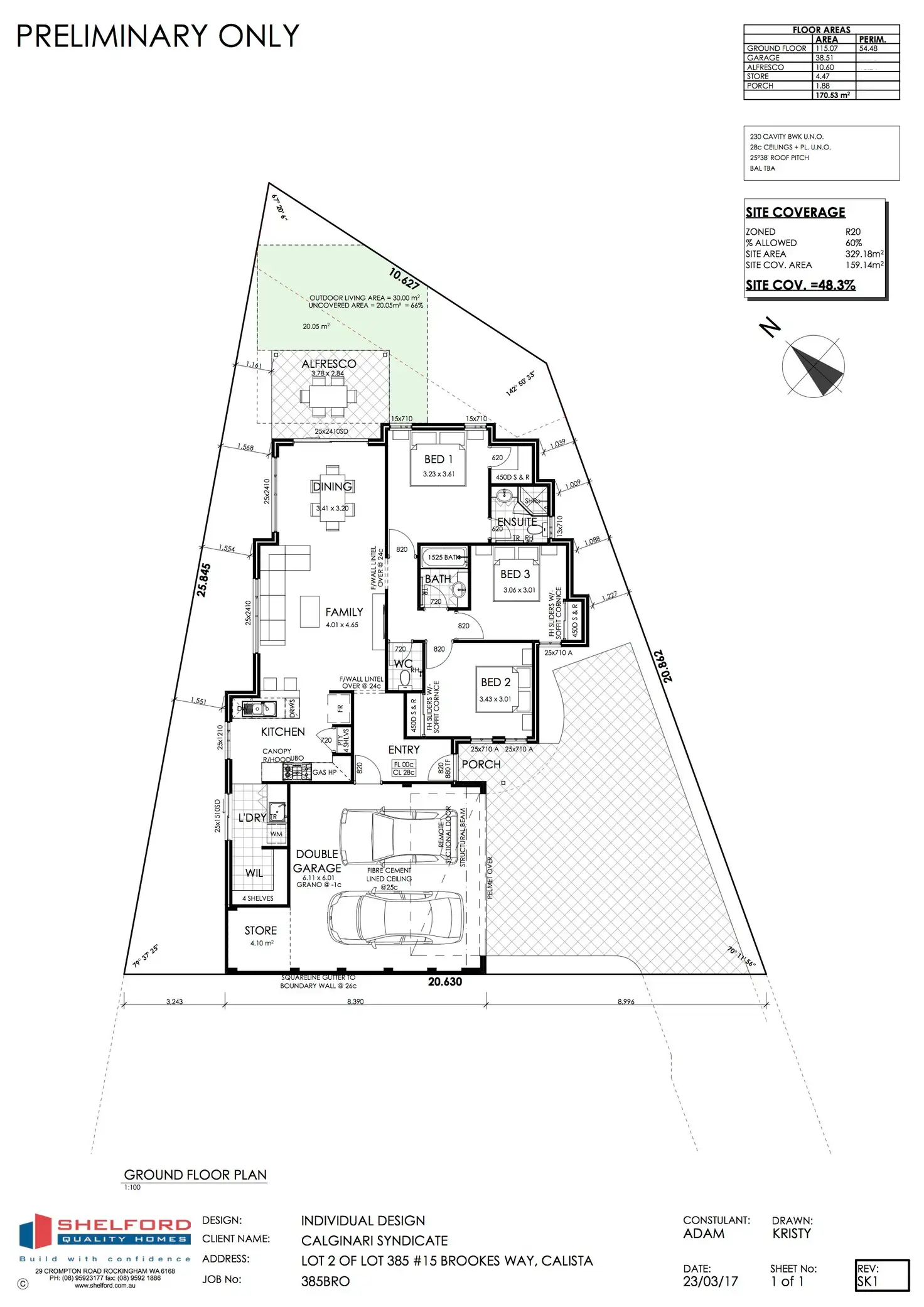 Main view of Homely land listing, 15a Brookes Way, Calista WA 6167