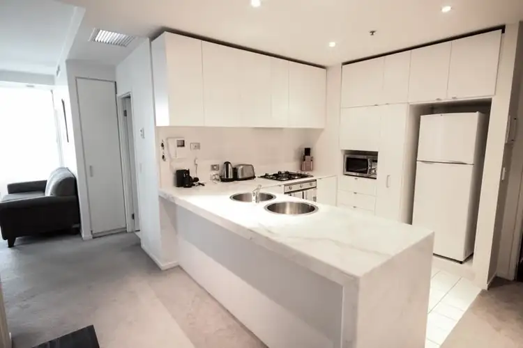 Third view of Homely apartment listing, 1611/620 Collins Street, Melbourne VIC 3000