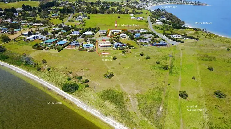 Second view of Homely house listing, 21 Meadows Place, Opossum Bay TAS 7023