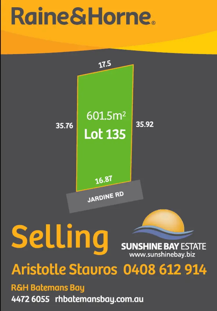 Lot 135 Jardine Road, Sunshine Bay NSW 2536
