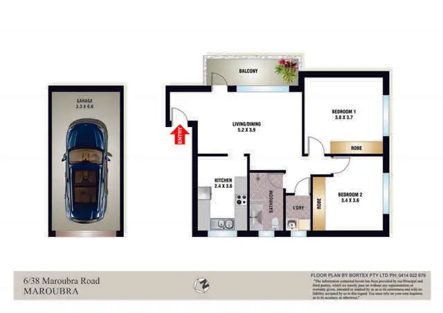 Seventh view of Homely apartment listing, 6/38 Maroubra Road, Maroubra NSW 2035