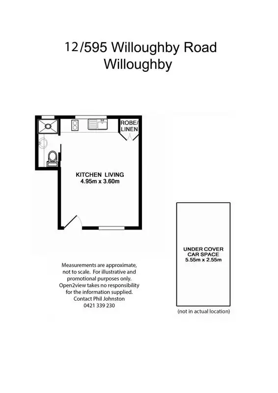 Third view of Homely apartment listing, 12/595 Willoughby Road, Willoughby NSW 2068