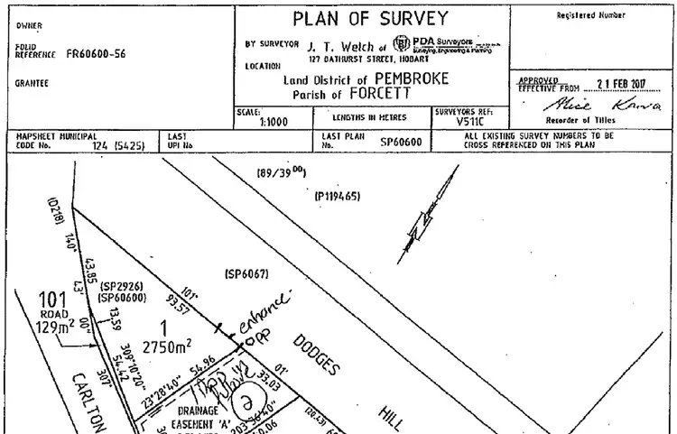 Fifth view of Homely land listing, Lot 1 Dodges Hill Road, Dodges Ferry TAS 7173