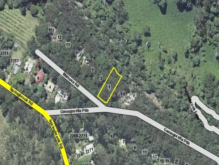 Second view of Homely land listing, 1 Mimosa Road, Springbrook QLD 4213