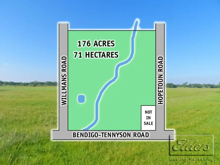 176 Acres Cnr Bendigo-Tennyson Rd & Willmans Rd, Huntly VIC 3551