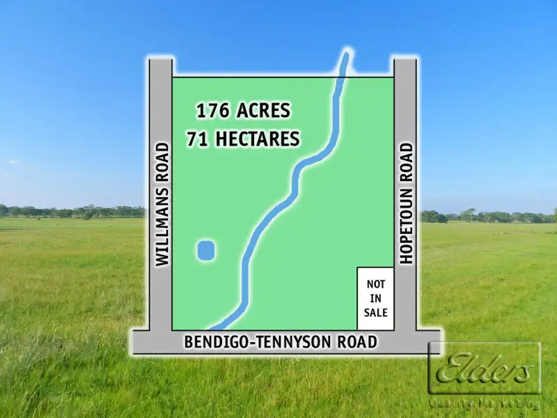 Main view of Homely land listing, 176 Acres Cnr Bendigo-Tennyson Rd & Willmans Rd, Huntly VIC 3551