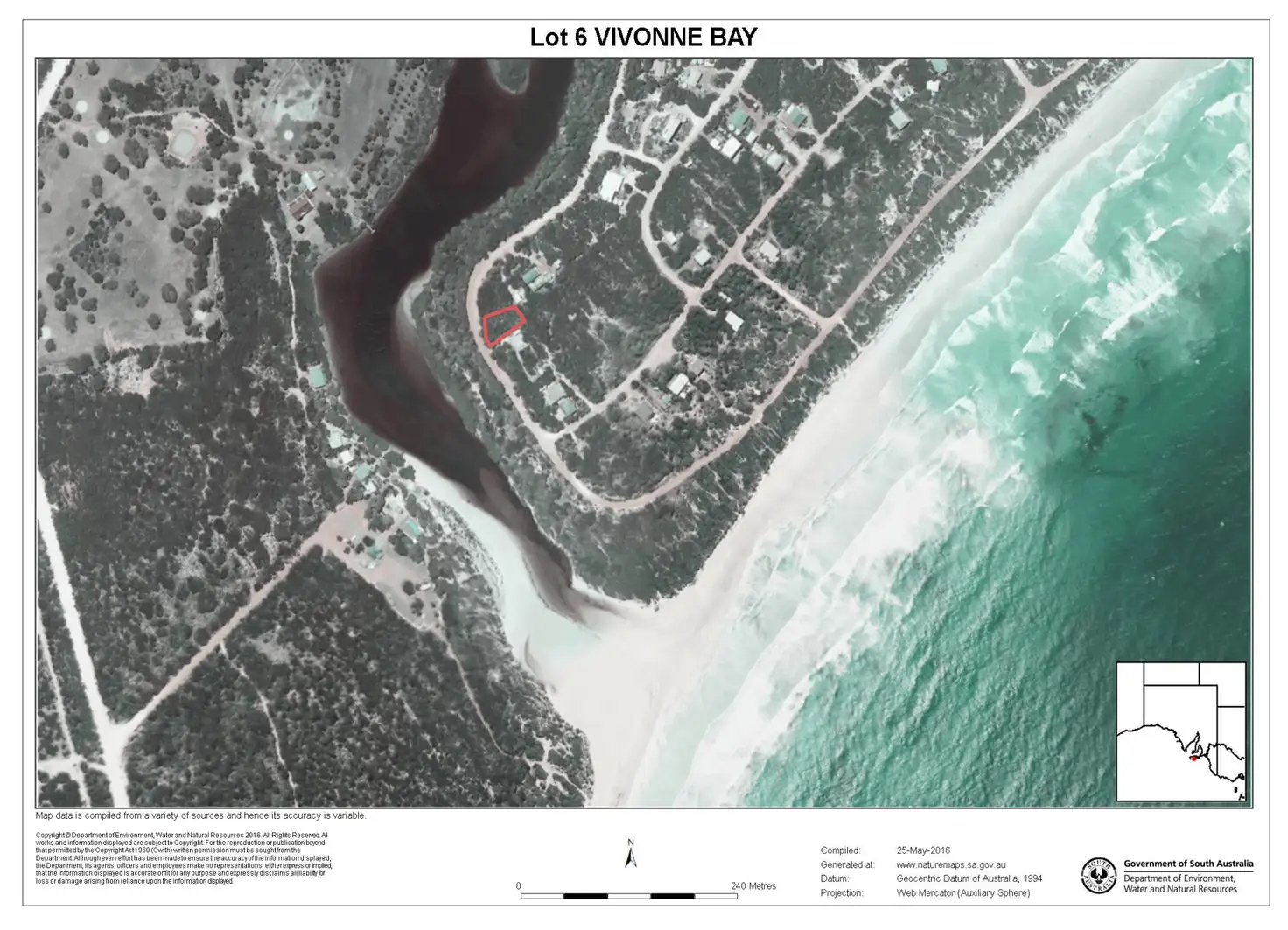Main view of Homely land listing, Lot 6 Bayview Rd, Vivonne Bay SA 5223