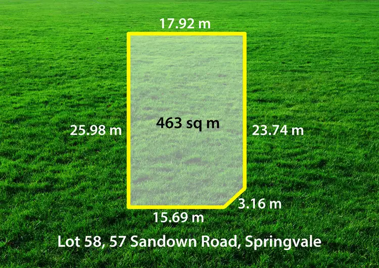 Main view of Homely land listing, Lot 58, 57-59 Sandown Road, Springvale VIC 3171