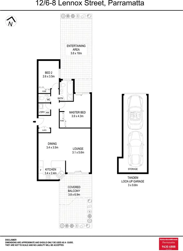Sixth view of Homely unit listing, 12/6-8 Lennox Street, Parramatta NSW 2150