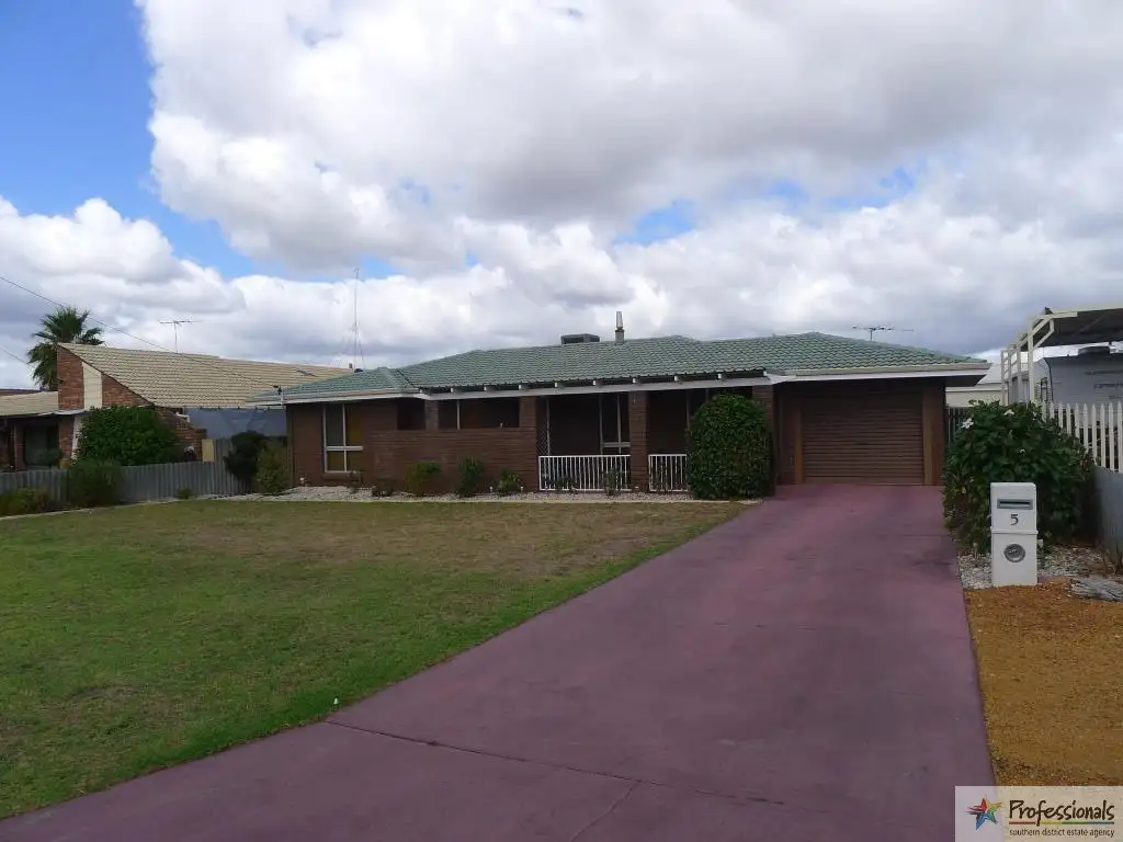 Main view of Homely house listing, 5 Swan Avenue, Collie WA 6225