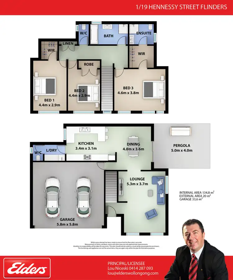 Seventh view of Homely townhouse listing, 1/19 Hennessy Street, Flinders NSW 2529