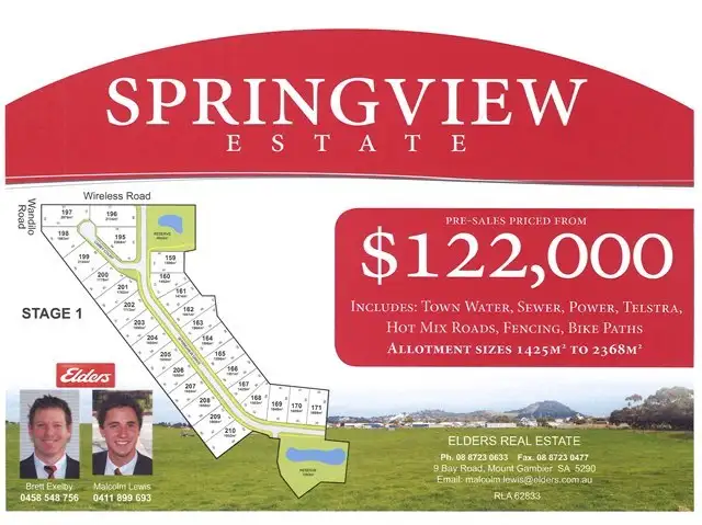 Second view of Homely land listing, Lot 169 Springview Drive, Mount Gambier SA 5290